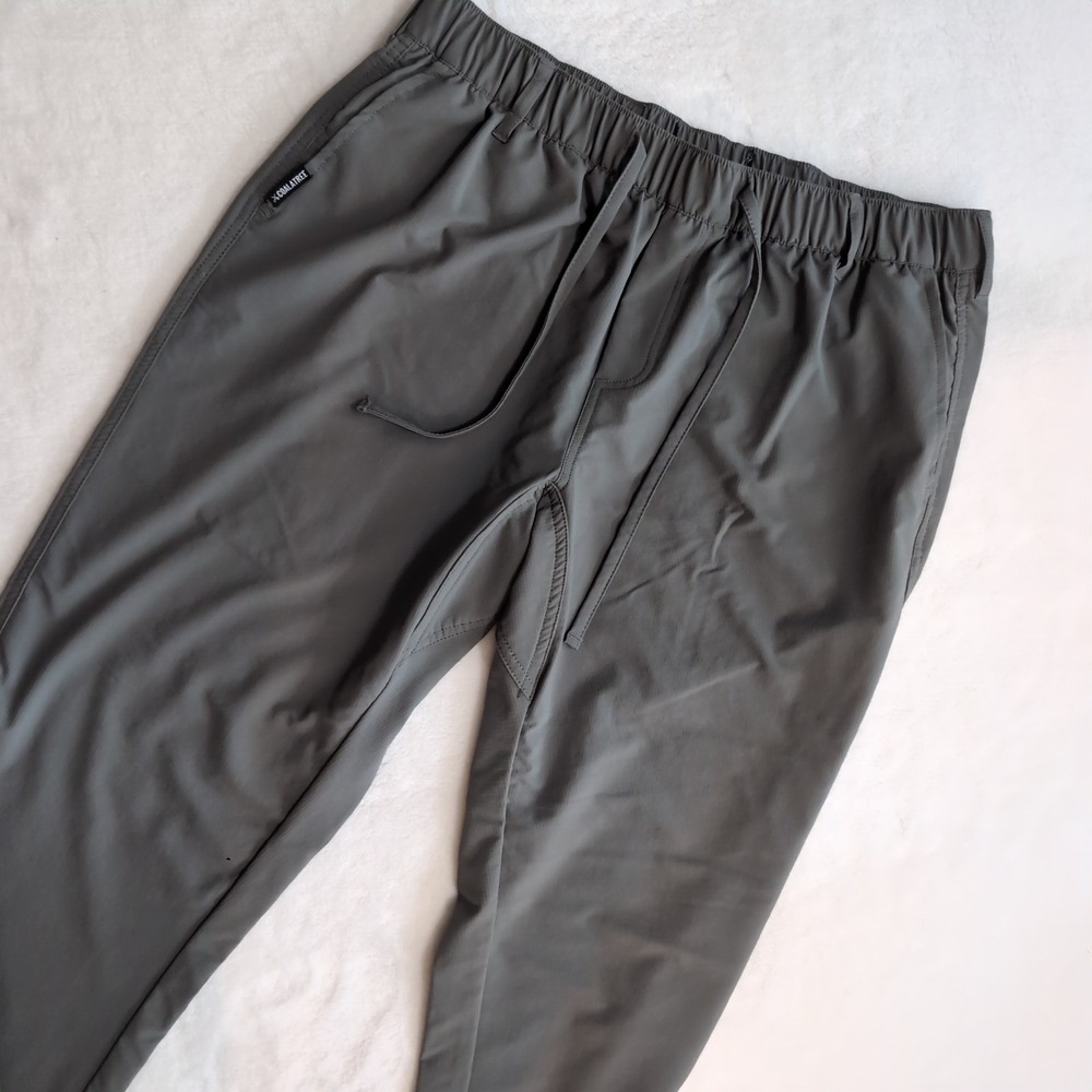 Coalatree Trailhead Adventure Pants Mens L Slim Gray Hiking Outdoor Technical‎